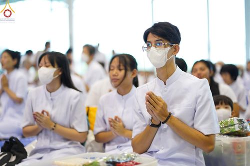 ภาพ No.126500:พิธีตักบาตร ในวันอาทิตย์ต้นเดือนที่ 3 มีนาคม พ.ศ. 2567 ณ บ้านแก้วเรือนทองคุณยายฯ วัดพระธรรมกาย