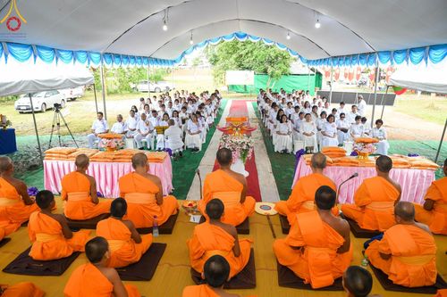 พิธีทอดกฐินสามัคคี สร้างหอฉันคุณยายอาจารย์ มหารัตนอุบาสิกา จันทร์ ขนนกยูง ณ ศูนย์ปฏิบัติธรรมนานาชาติสะเดา จ.สงขลา วันที่ 25 พฤศจิกายน พ.ศ. 2566