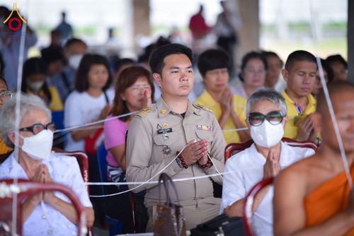 ภาพ No.152591:พิธีเททองหล่อพระพุทธรูปประจำสัตตมหาสถาน ธรรมอุทยานอุโบสถวัดสายสุวพรรณ - กิจกรรมปลูกต้นไม้เฉลิมพระเกียรติ พระบาทสมเด็จพระเจ้าอยู่หัว วันที่ 26 กรกฎาคม พ.ศ. 2567