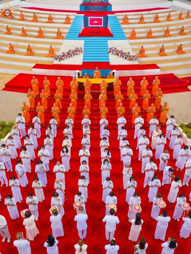 ภาพ No.76993:พิธีหล่อพระบรมพุทธเจ้า ในวันมาฆบูชา อาทิตย์ต้นเดือนที่ 6 มีนาคม พ.ศ. 2566 ณ วัดพระธรรมกาย จ.ปทุมธานี