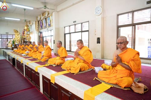 ภาพ No.101121:พิธีอุปสมบทหมู่ ในโครงการอุปสมบทบูชาธรรม มหาปูชนียาจารย์ พ.ศ. 2566 ณ วัดท่าเกวียน อำเภอพนมสารคาม จังหวัดฉะเชิงเทรา วันที่ 5 ธันวาคม พ.ศ. 2566