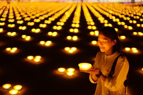 ภาพ No.67870:พิธีเจริญพระพุทธมนต์ จุดประทีปถวายเป็นพุทธบูชา และพิธีฉลองชัยสวดมนต์บทธรรมจักร 4,990,000,082 จบ เนื่องในวาระอายุวัฒนมงคลครบ 82 ปี หลวงพ่อทัตตชีโว ณ พระมหาธรรมกายเจดีย์ วัดพระธรรมกาย จ.ปทุมธานี วันพุธที่ 21 ธันวาคม พ.ศ. 2565