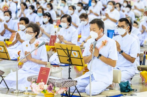 ภาพ No.80505:พิธีถวายทุนสนับสนุนการสร้าง พระไตรปิฎกฉบับธรรมชัย วันเสาร์ที่ 29 เมษายน พ.ศ. 2566 ณ สภาธรรมกายสากล วัดพระธรรมกาย