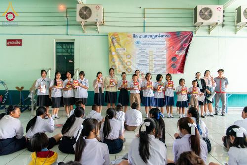 ภาพ No.184346:กิจกรรมวันรวมพลังเด็กดี V-Star ผู้นำฟื้นฟูศีลธรรมโลก ในวันที่ 11 ธันวาคม พ.ศ. 2567 ณ วิทยาลัยเทคโนโลยีบริหารธุรกิจ จังหวัดชัยภูมิ