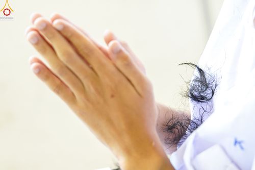 ภาพ No.78768:พิธีปลงผมนาคธรรมทายาท โครงการอบรมยุวธรรมทายาท มัชฌิมธรรมทายาท และธรรมทายาทรุ่นอุดมศึกษา ณ สภาธรรมกายสากล วัดพระธรรมกาย วันเสาร์ที่ 1 เมษายน พ.ศ. 2566