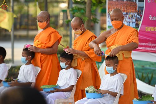ภาพ No.78690:พิธีตัดปอยผม ปลงผม นาคธรรมทายาท ในโครงการบรรพชาฟื้นฟูพระพุทธศาสนาทั่วไทย ณ ศูนย์ปฎิบัติธรรมสระบุรี ต.นายาว อ.พระพุทธบาท จ.สระบุรี  วันที่ 29 มีนาคม พ.ศ.2566