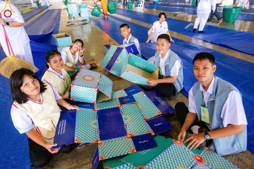 ภาพ No.167568:พิธีตักบาตรและพิธีบูชาข้าวพระ ในวันอาทิตย์ที่ 3 พฤศจิกายน พ.ศ. 2567 ณ วัดพระธรรมกาย