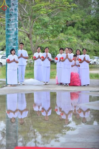 ภาพ No.158188:พิธีทอดผ้าป่า ติดตั้งแผ่นสิริฉะทะนะรัสมี(หลังคา) อาคาร 80 ปี หลวงพ่อธัมมชโย วันอาทิตย์ที่ 22 กันยายน พ.ศ. 2567 ณ ศูนย์ปฏิบัติธรรมวิหารแดง อ.วิหารแดง จ.สระบุรี