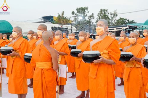 ภาพ No.109255:พิธีถวายภัตตาหารเป็นสังฆทาน แด่คณะพระธรรมยาตราฯ วันที่ 10 มกราคม พ.ศ. 2567 ณ อนุสรณ์สถานคลองบางนางแท่น อ.สามพราน จ.นครปฐม