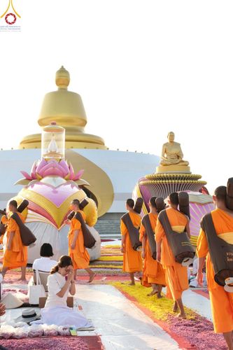 ภาพ No.116698:พิธีต้อนรับพระธรรมยาตรา ปีที่ 12 ณ อนุสรณ์สถานบางปลา จ.นครปฐม วันที่ 21 มกราคม พ.ศ. 2567
