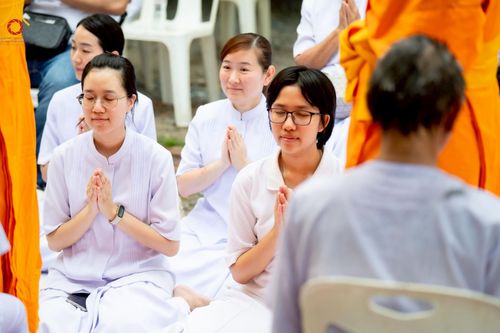 ภาพ No.216763:วันอาทิตย์ที่ 6 เมษายน พ.ศ. 2568 พิธีตัดปอยผม และปลงผมนาคธรรมทายาท โครงการบวชบูชาธรรม81ปี หลวงพ่อธัมมชโย โครงการ 1 และ 2 โครงการนานาชาติ AEC&WAB รุ่น CEO (ผู้บริหาร) รุ่นที่4 ณ หมู่บ้านบรรลุธรรม วัดพระธรรมกาย