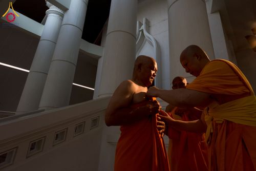 ภาพ No.223648:วันที่ 11 พฤษภาคม พ.ศ. 2568 พิธีบรรพชาของอุบาสก พิสิทธิ์ หมื่นแกล้ว  ณ วัดพระธรรมกาย