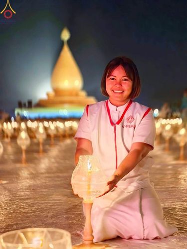 ภาพ No.130200:V.34 เพื่อธรรมเพื่อบางกล่ำ การรับบุญของเจ้าหน้าที่หน่วยงานต่างๆ  เพื่องานธรรมยาตราอัญเชิญพระบรมสารีริกธาตุ ประดิษฐาน ณ มหารัตนเจดีย์สิริปทุมสวรรค์ (เจดีย์อริยพุทธะ 5 พระองค์) ณ ศูนย์ปฏิบัติธรรมภาคใต้ อ.บางกล่ำ จ.สงขลา ระหว่างวันที่ 9-10 มีนาคม พ.ศ. 2567