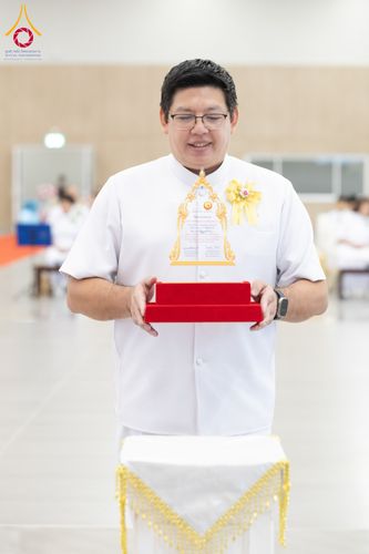 ภาพ No.346679:วันพฤหัสบดี 27 สิงหาคม พ.ศ.2569 พิธีมอบรางวัลแก่สามเณรทรงพระปาฏิโมกข์ปีที่ 4/2569