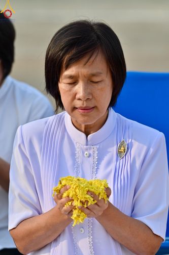 ภาพ No.120100:พิธีต้อนรับพระธรรมยาตรา ในโครงการธรรมยาตรา กตัญญูบูชา มหาปูชนียาจารย์ พระมงคลเทพมุนี(สด จนฺทสโร) พระผู้ปราบมาร อนุสรณ์สถาน 7 แห่ง ปีที่ 12 วันที่ 28 มกราคม พ.ศ. 2567 ณ วัดพระธรรมกาย จ.ปทุมธานี