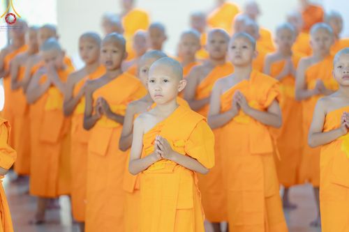 ภาพ No.135135: พิธีบรรพชาสามเณร  พิธีตักบาตรฉลองสามเณรใหม่ วันที่ 1 เมษายน พ.ศ.2567 ในโครงการบรรพชาสามเณรฟื้นฟูพระพุทธศาสนาทั่วไทย ณ ศูนย์ปฏิบัติธรรมแก้วเมืองเลย