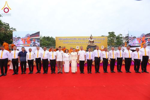 ภาพ No.210362:วันอาทิตย์ที่ 9 มีนาคม พ.ศ. 2568 พ่อเมืองโคราชจัดตักบาตรพระหมื่น ทำบุญเมือง 557 ปี
