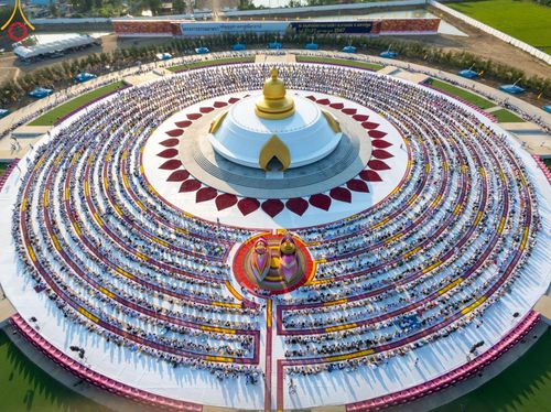 ภาพ No.116707:พิธีต้อนรับพระธรรมยาตรา ปีที่ 12 ณ อนุสรณ์สถานบางปลา จ.นครปฐม วันที่ 21 มกราคม พ.ศ. 2567