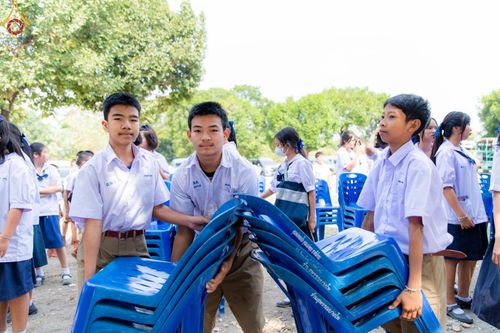 ภาพ No.203463:พิธีทอดผ้าป่าทำนุบำรุงศาสนสถาน ณ วัดปรางค์หลวง ตำบลบางม่วง อำเภอบางใหญ่ จังหวัดนนทบุรี ในโครงการธรรมยาตรา กตัญญูบูชา มหาปูชนียาจารย์ พระมงคลเทพมุนี(สด จนฺทสโร) พระผู้ปราบมาร อนุสรณ์สถาน 7 แห่ง ปีที่ 13 วันที่ 29 มกราคม พ.ศ. 2568