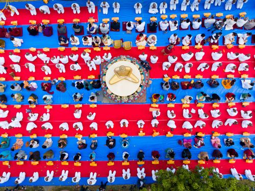 ภาพ No.77610:พิธีตัดปอยผมและปลงผมนาคธรรมทายาท ในโครงการบรรพชาสามเณรหมู่ ประเทศเนปาล วันที่ 11 มีนาคม พ.ศ.2566