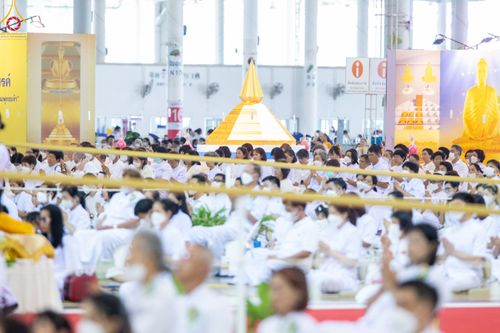 ภาพ No.77742:พิธีหล่อพระบรมพุทธเจ้า ทิศตะวันตก  วันอาทิตย์ที่ 19 มีนาคม พ.ศ. 2566 ณ วัดพระธรรมกาย จ.ปทุมธานี