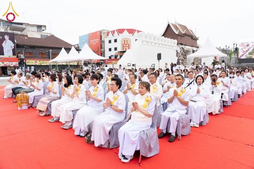 ภาพ No.210325:วันอาทิตย์ที่ 9 มีนาคม พ.ศ. 2568 พ่อเมืองโคราชจัดตักบาตรพระหมื่น ทำบุญเมือง 557 ปี