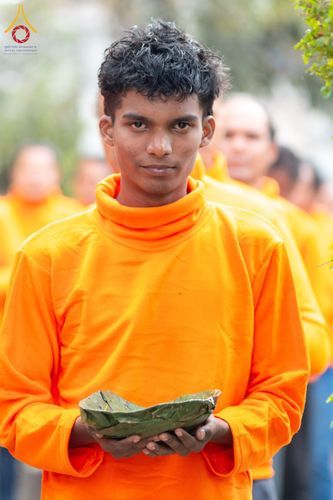 ภาพ No.209818:วันที่ 28 กุมภาพันธ์ พ.ศ.2568 พิธีเปิดโครงการบวชสามเณร พิธีถวายไทยธรรม พิธีขอขมามอบผ้าไตร  ณ เมืองปาตัน ประเทศเนปาล