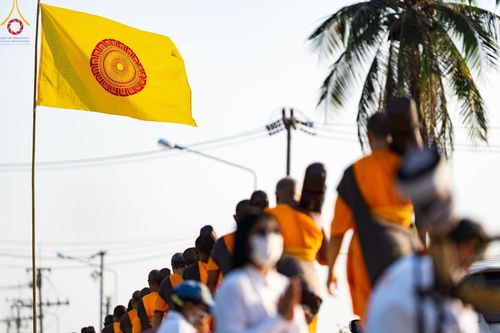 ภาพ No.116670:พิธีต้อนรับพระธรรมยาตรา ปีที่ 12 ณ อนุสรณ์สถานบางปลา จ.นครปฐม วันที่ 21 มกราคม พ.ศ. 2567