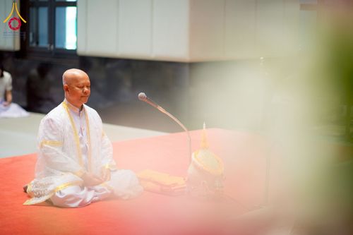 ภาพ No.223620:วันที่ 11 พฤษภาคม พ.ศ. 2568 พิธีบรรพชาของอุบาสก พิสิทธิ์ หมื่นแกล้ว  ณ วัดพระธรรมกาย