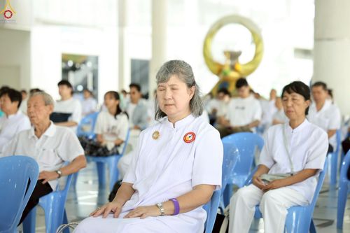 ภาพ No.231947:วันที่ 5 กรกฎาคม พ.ศ. 2568 พิธีถวายภัตตาหารเมนูสวรรค์ เพื่อการบรรลุธรรม ณ หอฉันคุณยายอาจารย์ฯ วัดพระธรรมกาย