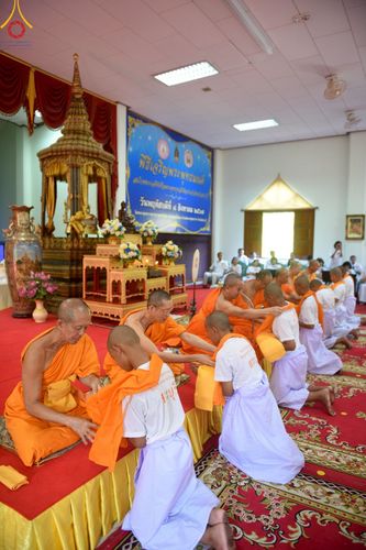 ภาพ No.216416:วันเสาร์ที่ 5 เมษายน พ.ศ. 2568 พิธีขอบรรพชา พิธีขอสรณคมน์และศีล พิธีขอนิสสัย พิธีถวายบาตร ในโครงการบรรพชาสามเณรฟื้นฟูพระพุทธศาสนาทั่วไทย  ณ วัดพระพุทธบาท ราชวรมหาวิหาร ต.ขุนโขลน อ.พระพุทธบาท จ.สระบุรี