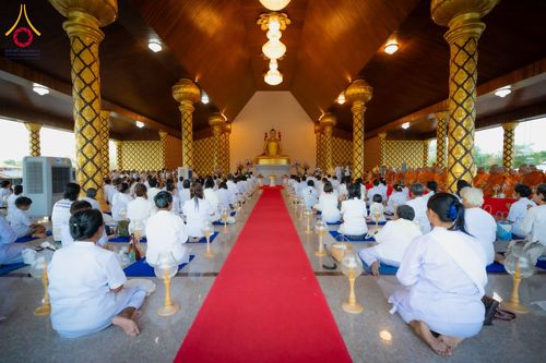 ภาพ No.210699:วันพฤหัสบดีที่ 13 มีนาคม พ.ศ. 2568  สมโภชพระประธานอุโบสถวัดป่าอุบลแก้ว จังหวัดอุบลราชธานี