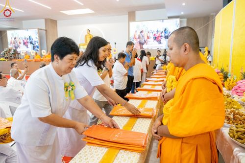 ภาพ No.148618:พิธีบุพเปตพลี, พิธีทอดผ้าป่า, พิธีไถ่ชีวิตโค 80 ตัว ให้ชีวิตสัตว์เป็นทาน ณ ศูนย์ปฎิบัติธรรมภาคใต้ อ.บางกล่ำ จ.สงขลา วันเสาร์ที่ 10 สิงหาคม พ.ศ. 2567