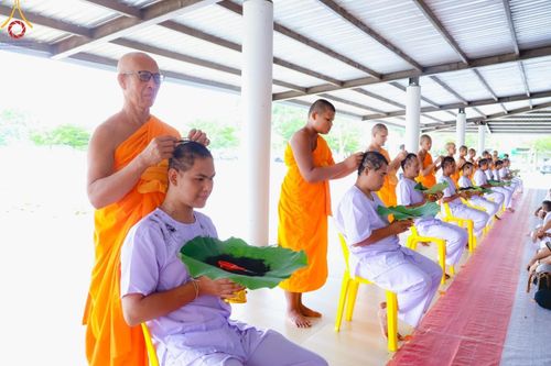 ภาพ No.186489:พิธีตัดปอย ปลงผม เวียนประทักษิณ  มอบบาตรผ้าไตร ขอขมาผู้ปกครอง และพิธีบรรพชาอุปสมบท  โครงการอุปสมบทหมู่บูชาธรรมมหาปูชนียาจารย์  ประจำปี 2567 ณ ศูนย์ปฏิบัติธรรมภาคใต้และวัดคงคาเลียบ อ.บางกล่ำ จ.สงขลา วันอาทิตย์ที่ 8 ธันวาคม พ.ศ. 2567