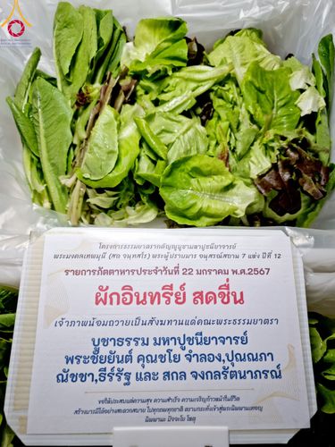 ภาพ No.116533:พิธีถวายภัตตาหารเป็นสังฆทาน แด่คณะพระธรรมยาตรา ปีที่ 12 วันที่ 22 มกราคม พ.ศ. 2567 ณ อนุสรณ์สถานบางนางแท่น จ.นครปฐม