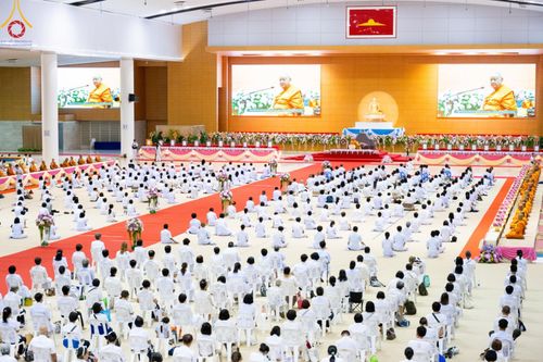 ภาพ No.57987:พิธีมุทิตาสักการะพระสังฆาธิการ ผู้ที่ได้รับพระราชทานเลื่อนและตั้งสมณศักดิ์ ปีพุทธศักราช 2567 วันอาทิตย์ที่ 28 เมษายน พ.ศ. 2567 ณ วัดพระธรรมกาย จ.ปทุมธานี