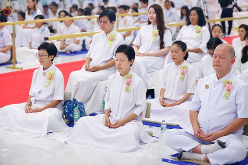 ภาพ No.128890:พิธีทอดผ้าป่าฉลองมหารัตนเจดีย์สิริปทุมสวรรค์ ณ ศูนย์ปฏิบัติธรรมภาคใต้ อ.บางกล่ำ จ.สงขลา วันที่ 10 มีนาคม พ.ศ. 2567