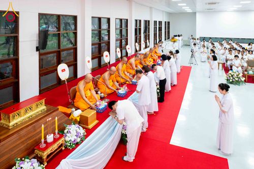 ภาพ No.315365:วันอังคารที่ 24 มีนาคม พ.ศ. 2569 พิธีบำเพ็ญกุศล คุณพ่อณรงค์ จินตมากุล  สิริอายุ 99 ปี 11 เดือน โยมบิดา พระครูปลัดรัตนวีรวัฒน์ (รังสฤษดิ์ อิทฺธิจินตโก) ที่ปรึกษาเจ้าคณะจังหวัดปทุมธานี เจ้าอาวาสวัดพระธรรมกาย  ณ ห้องปลูกศรัทธา 2 วัดพระธรรมกาย ปทุมธานี