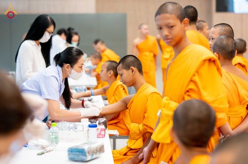 ภาพ No.342619:วันที่ 8 สิงหาคม พ.ศ. 2569  ตรวจสุขภาพประจำปีสามเณร ณ วัดพระธรรมกาย ปทุมธานี