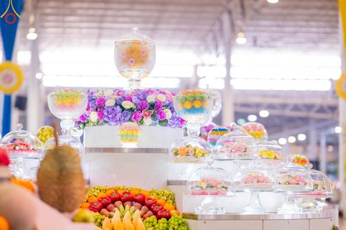 ภาพ No.136750:พิธีตักบาตร พิธีบูชาข้าวพระ ในวันอาทิตย์ต้นเดือนที่ 5 พฤษภาคม พ.ศ. 2567 ณ วัดพระธรรมกาย จ.ปทุมธานี