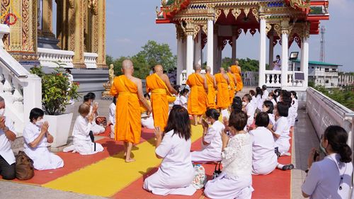 ภาพ No.66985:พิธีอุปสมบทวัดละหาร อ.บางบัวทอง    จ.นนทบุรี รับบุญจัดงานโดย สำนักต่างประเทศ เมื่อวันที่ 7 ธันวาคม พ.ศ. 2565