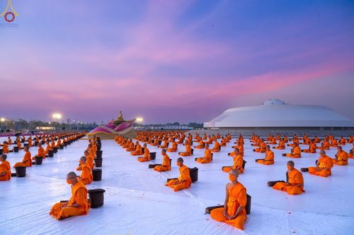พุทธบุตรธรรมยาตรา ปฏิบัติธรรมและบันทึกภาพประวัติศาสตร์ ในโครงการธรรมยาตรากตัญญูบูชา มหาปูชนียาจารย์ พระมงคลเทพมุนี(สด จนฺทสโร) พระผู้ปราบมาร อนุสรณ์สถาน 7 แห่ง ปีที่ 11 ณ อนุสรณ์สถานบางปลา อ.บางเลน จ.นครปฐม วันที่ 23 มกราคม พ.ศ. 2566
