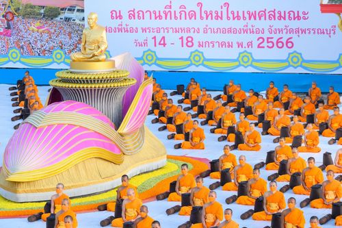 ภาพ No.72673:พุทธบุตรธรรมยาตรา ปฏิบัติธรรมและบันทึกภาพประวัติศาสตร์ ในโครงการธรรมยาตรากตัญญูบูชา มหาปูชนียาจารย์ พระมงคลเทพมุนี(สด จนฺทสโร) พระผู้ปราบมาร อนุสรณ์สถาน 7 แห่ง ปีที่ 11 ณ วัดสองพี่น้อง อ.สองพี่น้อง จ.สุพรรณบุรี วันที่ 15 มกราคม พ.ศ. 2566