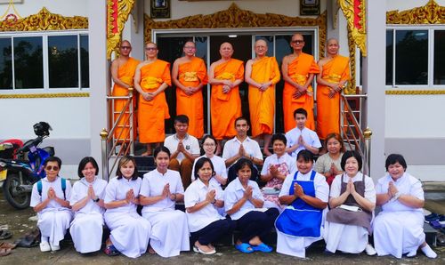 พิธีอุปสมบทวัดแพรก อ.บางกรวย จังหวัดนนทบุรี รับบุญจัดงานโดยสำนักต่างประเทศ เมื่อวันที่ 7 ธันวาคม พ.ศ. 2565
