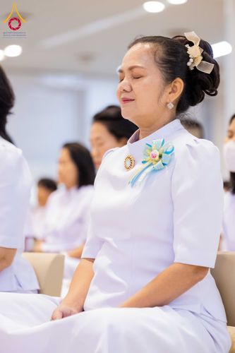 ภาพ No.318301:วันอาทิตย์ต้นเดือนที่ 5 เมษายน พ.ศ.2569 พิธีบูชาข้าวพระ ณ สภาธรรมกายสากล วัดพระธรรมกาย