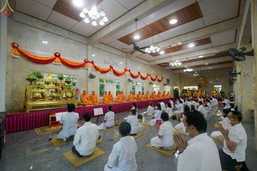 ภาพ No.66019:พิธีอุปสมบทวัดเขาตะแบก อ.ศรีราชา จ.ชลบุรี รับบุญจัดงานโดยสำนักพัฒนาเยาวชนโลก เมื่อวันที่ 7 ธันวาคม พ.ศ. 2565