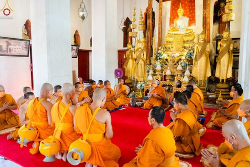 ภาพ No.65832:พิธีอุปสมบทวัดโปรดเกศเชษฐาราม อ.พระประแดง จ.สมุทรปราการ รับบุญจัดงานโดยสำนักพัฒนาเยาวชนโลก ในโครงการอุปสมบทบูชาธรรม มหาปูชนียาจารย์ประจำปี 2565 เมื่อวันที่ 7 ธันวาคม พ.ศ. 2565