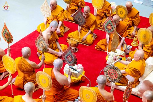 ภาพ No.341901:วันพุธที่ 29 กรกฎาคม พ.ศ. 2569 พิธีอุปสมบทสามเณรประโยค 9 นาคในพระบรมราชานุเคราะห์ ณ โบสถ์พระไตรปิฏก วัดพระธรรมกาย