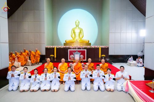 ภาพ No.332381:วันเสาร์ที่ 6 มิถุนายน พ.ศ.2569 พิธีต้อนรับสัญญาบัตร พัดยศ พระราชภาวนาวชิรวิเทศ วิ. ณ อุโบสถพระไตรปิฏก วัดพระธรรมกาย
