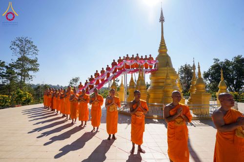 ภาพ No.309186:วันเสาร์ที่ 7 กุมภาพันธ์ พ.ศ.2569 พิธีบรรจุพระบรมสารีริกธาตุ ประดิษฐาน  ณ เจดีย์วัดทุ่งเจริญธรรม อ.อมก๋อย จ.เชียงใหม่